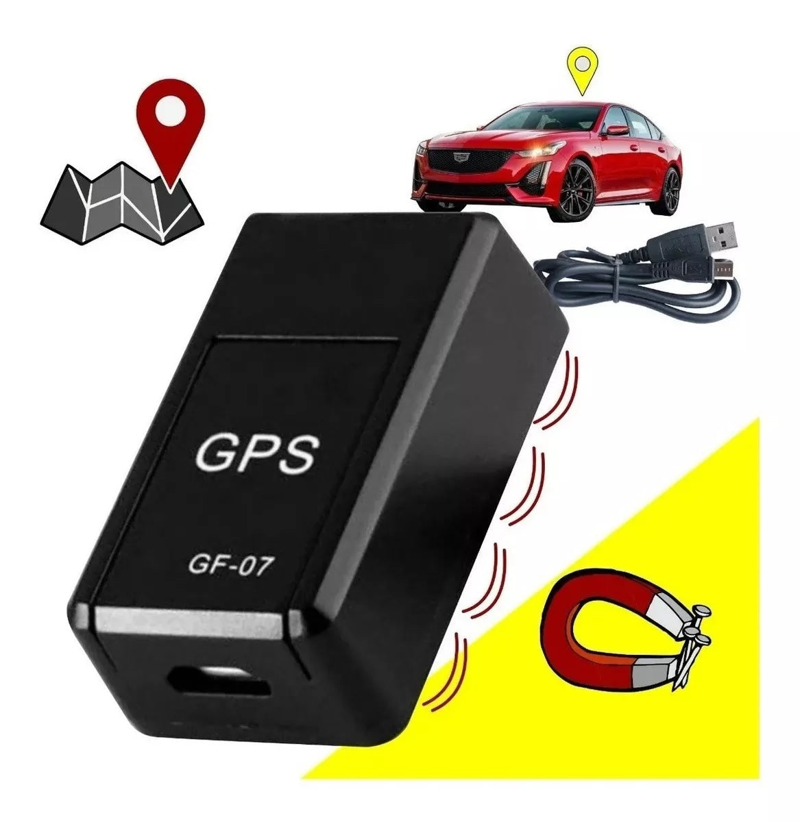 Mini GPS – NO MAS ROBOS Protege tu vehículo con este rastreador discreto y poderoso