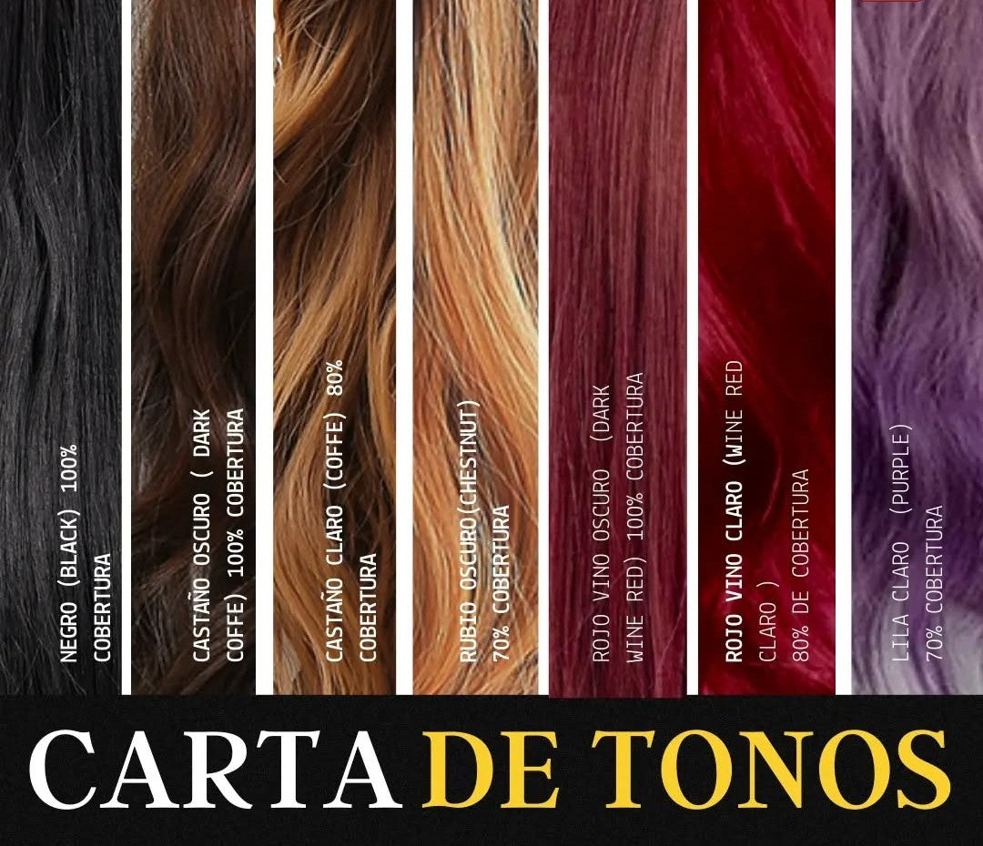 Chao Canas - Shampoo 3 en 1: Cubre, Nutre y Rejuvenece