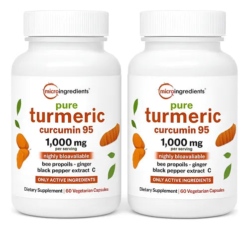 Turmeric Curcumin 95%: El antiinflamatorio mas potente + dile adios a los dolores 250Q + ENVIO GRATIS SUPER OFERTA COMPRA 2 Y TE MANDAMOS UN TERCERO DE REGALO FORMATO 60 CAPSULAS MEGA CONCENTRADO 2 AL DIA !!!
