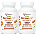 Turmeric Curcumin 95%: El antiinflamatorio mas potente + dile adios a los dolores 250Q + ENVIO GRATIS SUPER OFERTA COMPRA 2 Y TE MANDAMOS UN TERCERO DE REGALO FORMATO 60 CAPSULAS MEGA CONCENTRADO 2 AL DIA !!!