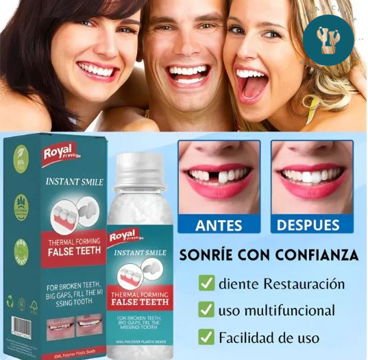 SonríeYa™ Dientes Postizos Temporales